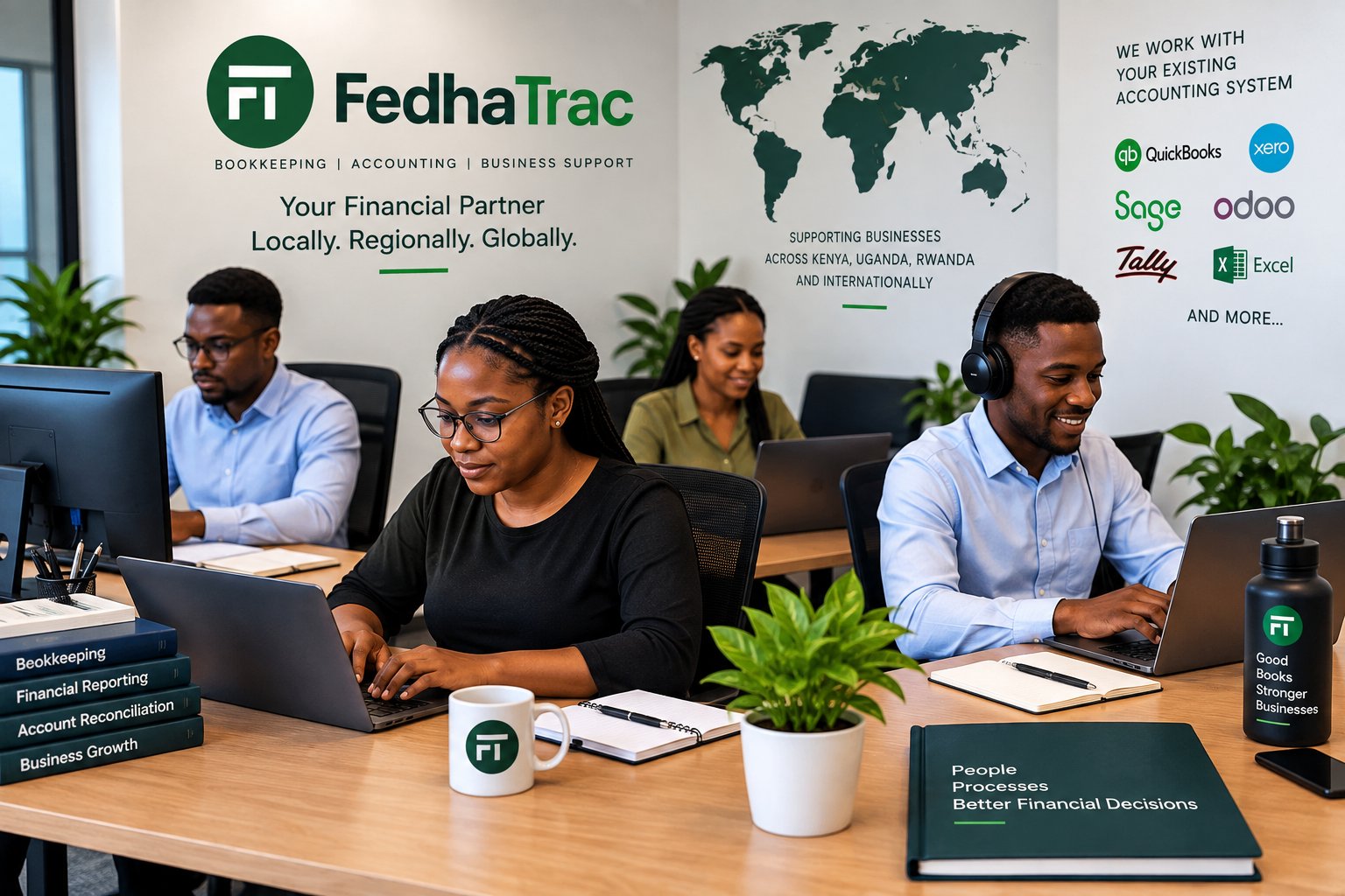 International bookkeeping services for businesses and accounting firms